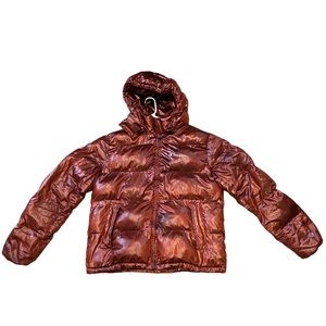 red champion puffer jacket